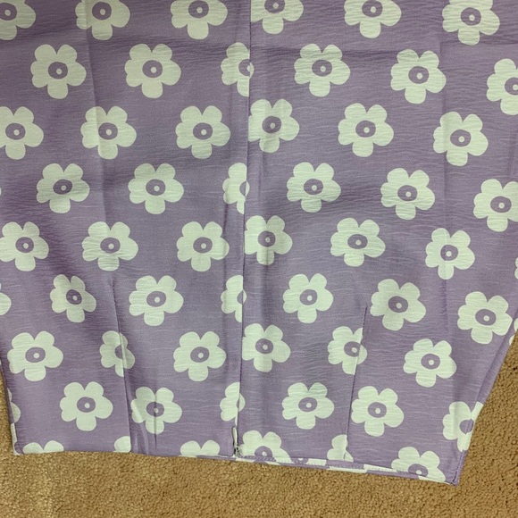 NEW! Purple Daisy Mini Skirt - Picture 5 of 6
